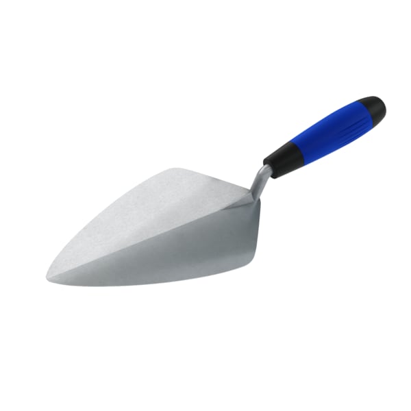 Bon 72-439 Brick Trowel, Carbon Steel Wl 10" Comfort Grip Handle